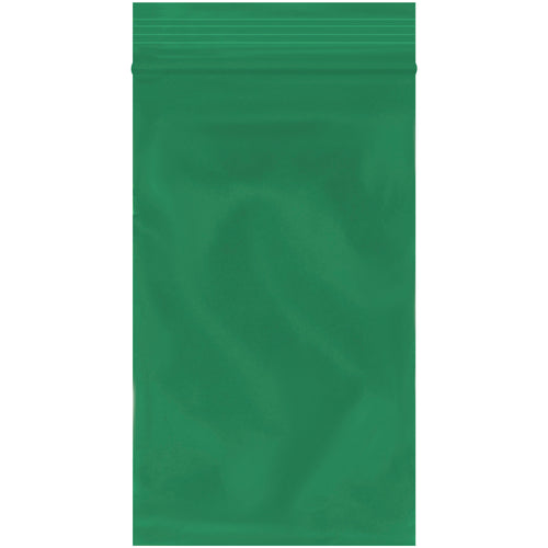 Organize and protect inventory with these vibrant 3x5 green reclosable poly bags. Featuring 2 mil polyethylene construction with a secure zipper seal, these resealable bags keep products free from dirt and moisture while remaining FDA and USDA compliant. Ships as a case of 1000 for maximum cost efficiency.