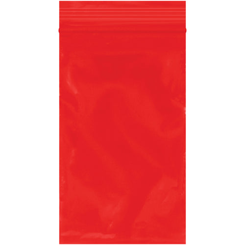 Bright red 2 mil reclosable poly bags provide instant product identification while keeping contents protected from dirt and moisture. These FDA and USDA compliant polyethylene bags are reusable, durable, and sold in economical cases of 1,000 units.