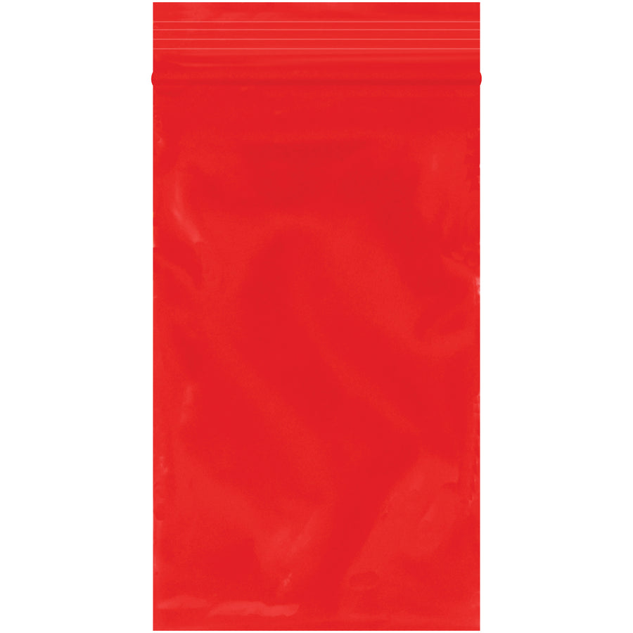 Bright red 2 mil reclosable poly bags provide instant product identification while keeping contents protected from dirt and moisture. These FDA and USDA compliant polyethylene bags are reusable, durable, and sold in economical cases of 1,000 units.