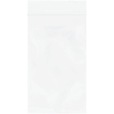 Protect your inventory with durable 3x5" white reclosable poly bags made from 2 Mil polyethylene. Each case includes 1,000 bags featuring a secure ziplock closure that keeps products free from dirt and moisture. FDA and USDA compliant for food-safe storage and reusable for cost-effective packaging operations.