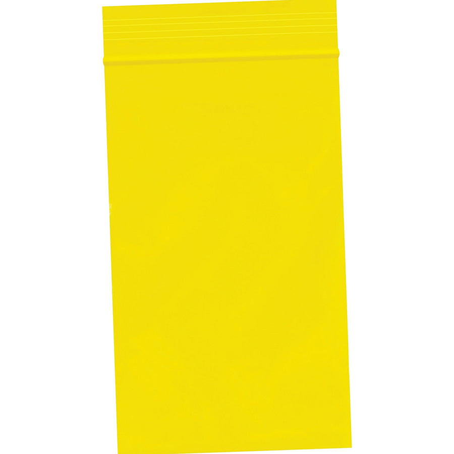 3x5 2 Mil Yellow Reclosable Poly Bags 1000/Case PB3550Y - alias listing
