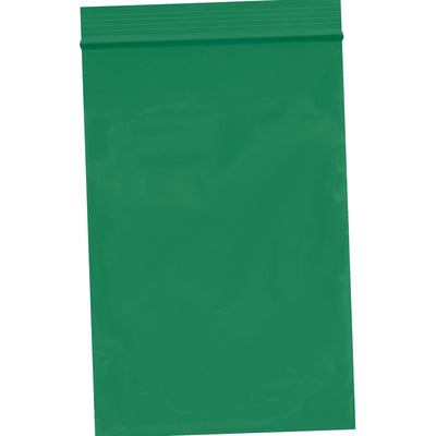 4x6 2 Mil Green Reclosable Poly Bags 1000/Case PB3565G - alias listing