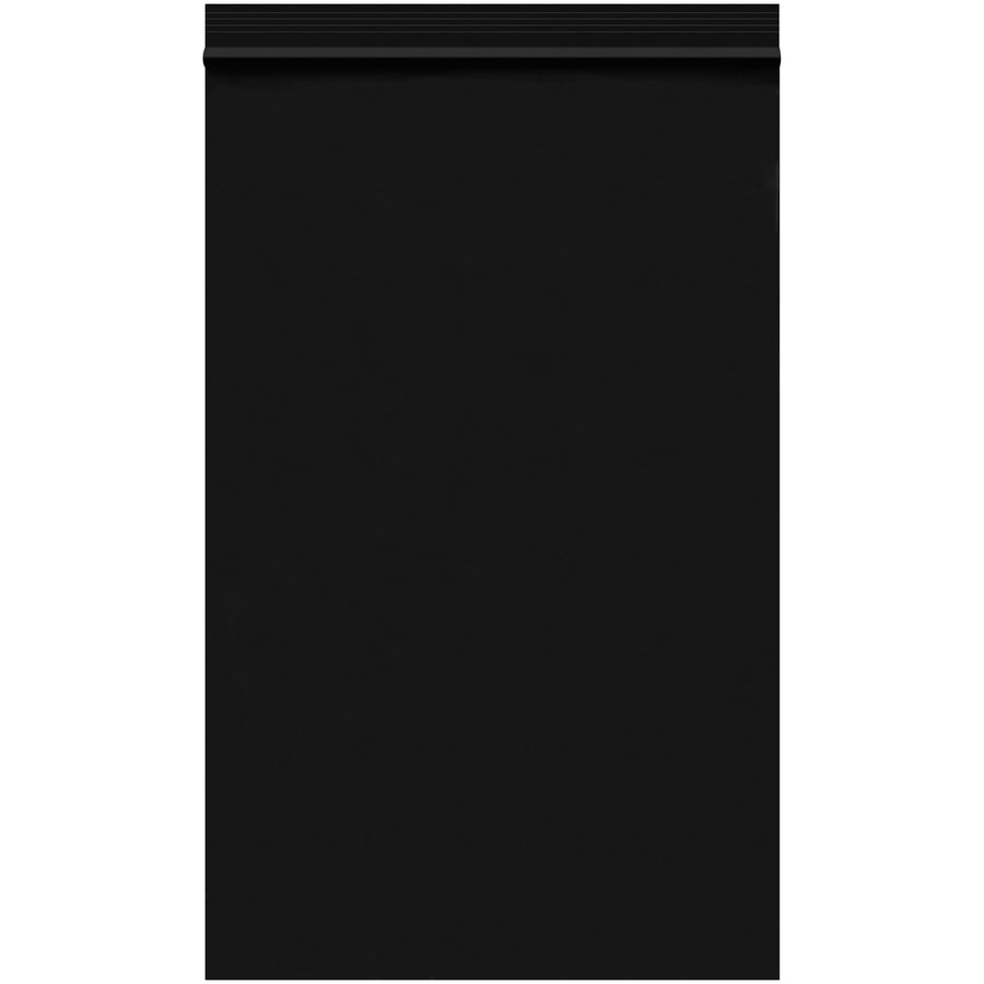 5x8" 2 Mil Black Reclosable Poly Bags - 1000/Case