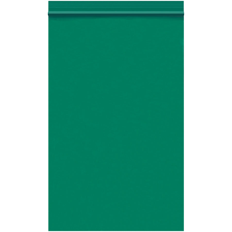 Bright green 2 mil reclosable poly bags in 5x8 size protect parts, products, and inventory from contamination while enabling quick identification. Each case includes 1000 durable, reusable bags with secure zip-lock closure. FDA and USDA compliant for food and pharmaceutical storage.