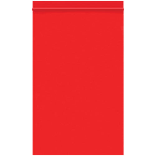 Bright red 2 mil reclosable poly bags in 5x8 size keep products, parts, and inventory protected from dirt and moisture while maintaining color-coded organization. FDA and USDA compliant, reusable ziplock design sold by the case of 1000. Perfect for industrial storage, shipping compliance, and cost-efficient inventory management.