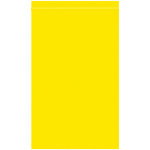 Bright yellow 2 mil reclosable polyethylene bags keep inventory, parts, and products protected from dirt and moisture. FDA and USDA compliant. Durable, reusable design sold as a case of 1,000 bags.