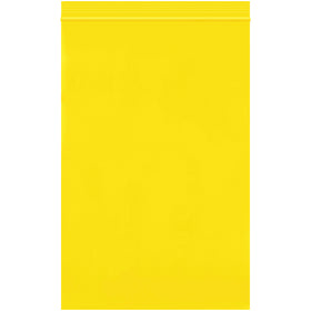 6x9" Yellow Reclosable Poly Bags 2 Mil - 1000/Case