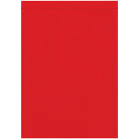 9x12" 2 Mil Red Reclosable Poly Bags - Case of 1000