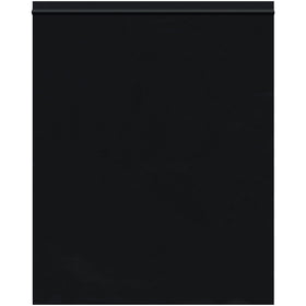 10x12" 2 Mil Black Reclosable Poly Bags - 1000/Case