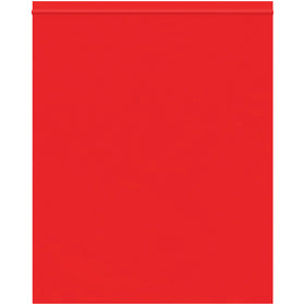 10x12" 2 Mil Red Reclosable Poly Bags - Case of 1000