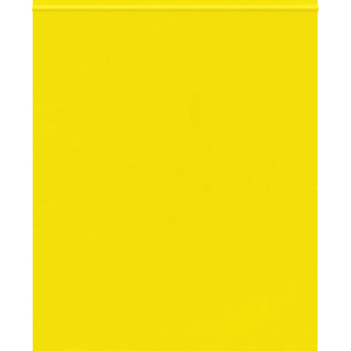 12x10 2 Mil Yellow Reclosable Poly Bags 1000/Case PB3655Y