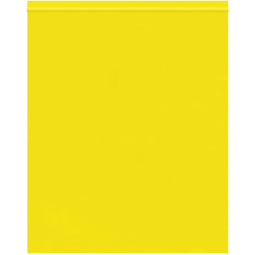 12x10 Yellow 2 Mil Reclosable Poly Bags - Case of 1000