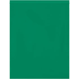 12x15" 2 Mil Green Reclosable Poly Bags - Case of 1000