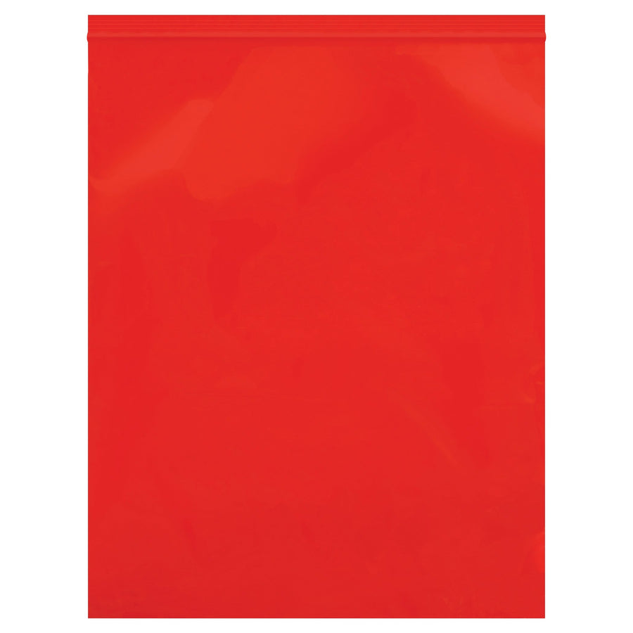 12x15 2 Mil Red Reclosable Poly Bags 1000/Case PB3670R - alias listing