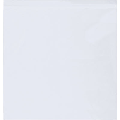 24x24" 2 Mil Reclosable Poly Bags, Case of 250