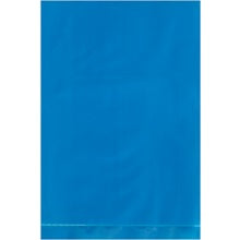 4 x 6" 2 Mil Blue Flat Poly Bags - Light/Medium Duty, 100/Case