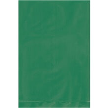 4 x 6" 2 Mil Green Flat Poly Bags - Light/Medium Duty, 100/Case
