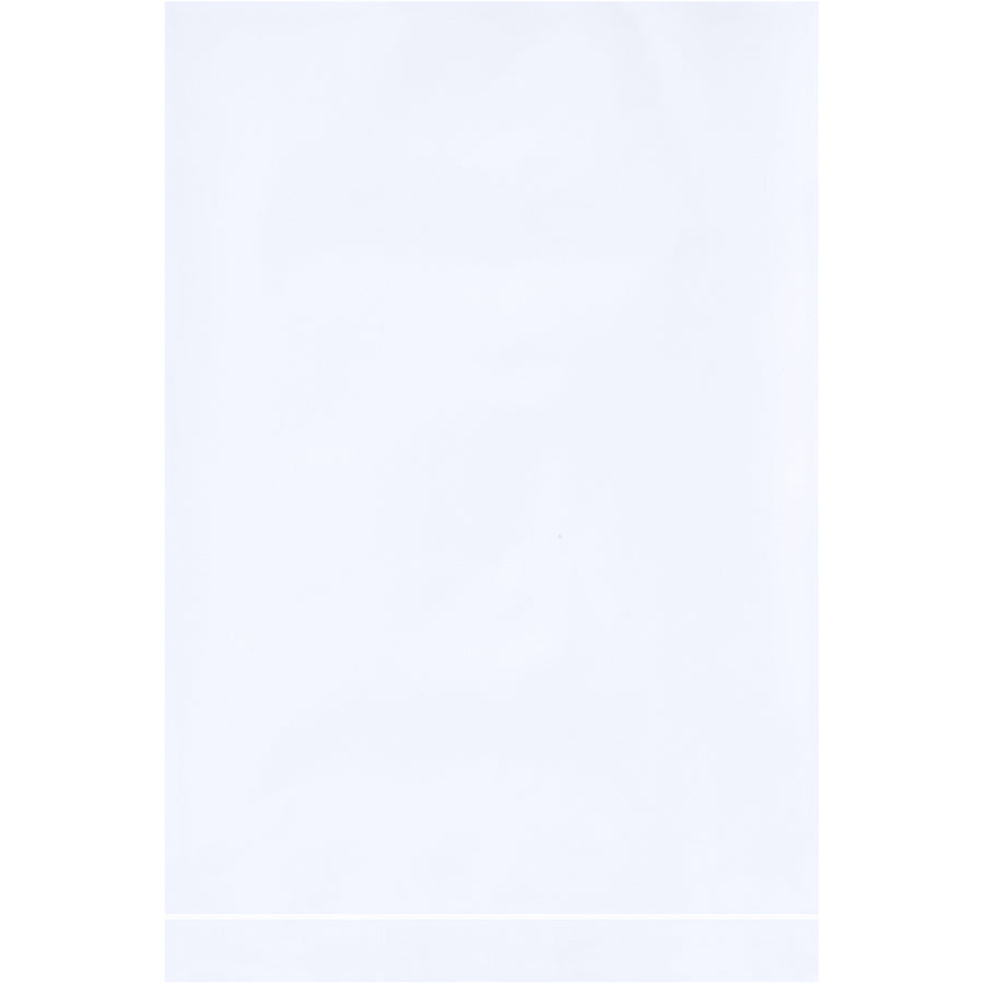 4x6" White 2 Mil Flat Poly Bags - 1000/Case Storage