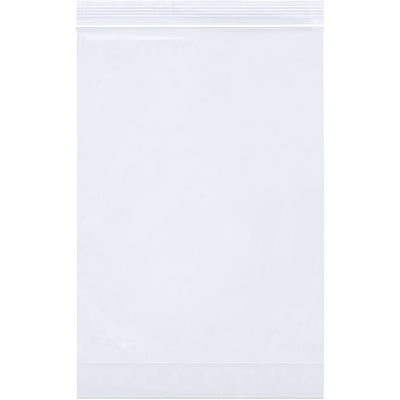 Stand-up gusseted reclosable poly bags with dual-track zipper closure for food and dry goods storage. 4x2x6" interior dimensions, 2 mil LDPE material meets FDA and USDA standards. 1000 bags per case for consistent supply.
