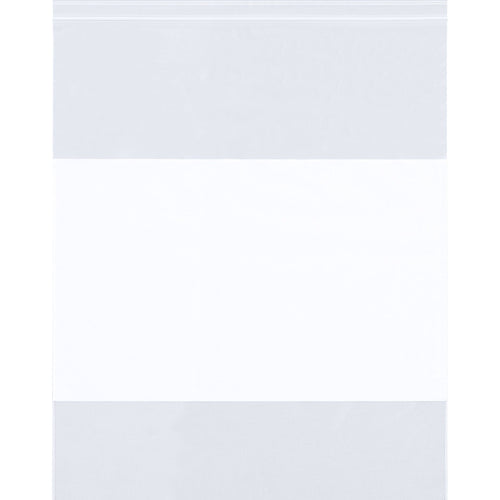 8x8 2 Mil Reclosable White Block Poly Bags 1000/Case PB3966