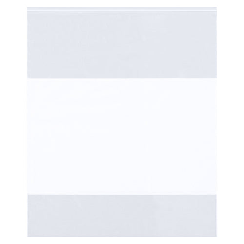 9x12 2 Mil Reclosable White Block Poly Bags 1000/Case PB3975 - alias listing