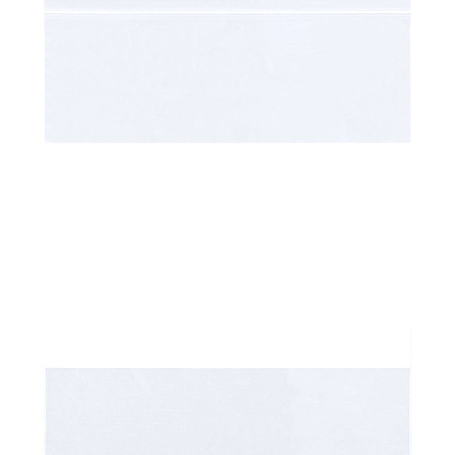 14x20 2 Mil Reclosable White Block Poly Bags 500/Case PB3992 - alias listing