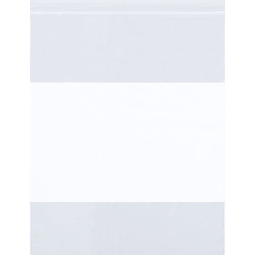 12x15 4 Mil Reclosable White Block Poly Bags 500/Case PB4017