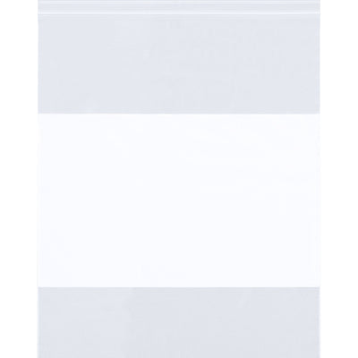 24x24 4 Mil Reclosable White Block Poly Bags 250/Case PB4018 - alias listing