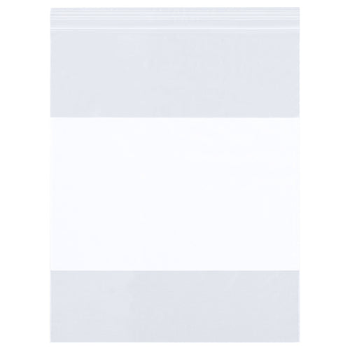 14x24 6 Mil Reclosable White Block Poly Bags 250/Case PB4033