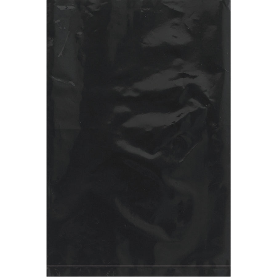 Protect products while maintaining inventory costs with these 6x9 black 2 mil flat poly bags. Industry-standard 2 mil thickness handles light-to-medium weight items with reliable barrier protection against contaminants. Buy by the case (1000 bags) for bulk efficiency and FDA/USDA compliance.