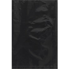 6 x 9" 2 Mil Black Flat Poly Bags - Light/Medium Duty, 100/Case
