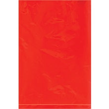 6 x 9" 2 Mil Red Flat Poly Bags - Light/Medium Duty, 100/Case