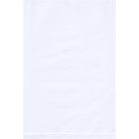 6x9" 2 Mil White Flat Poly Bags - Bulk Case of 1000