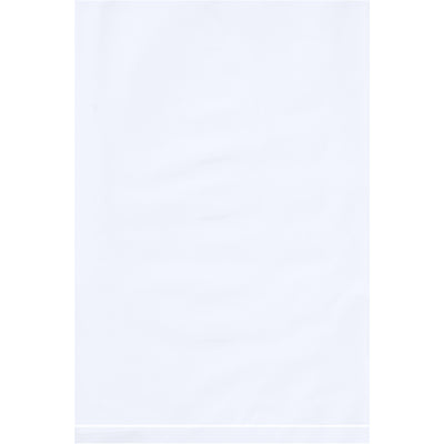 6x9" 2 Mil White Flat Poly Bags - Bulk Case of 1000