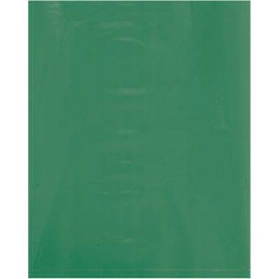 8x10" 2 Mil Green Poly Bags - 1000/Case Light-Duty Protection