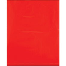 8 x 10" 2 Mil Red Flat Poly Bags - Light/Medium Duty, 100/Case