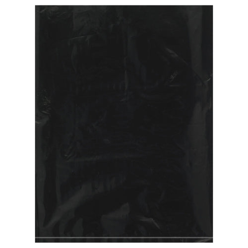 9x12 2 Mil Black Flat Poly Bags 1000/Case PB480BK - alias listing