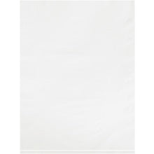 9 x 12" 2 Mil White Flat Poly Bags - Light/Medium Duty, 100/Case