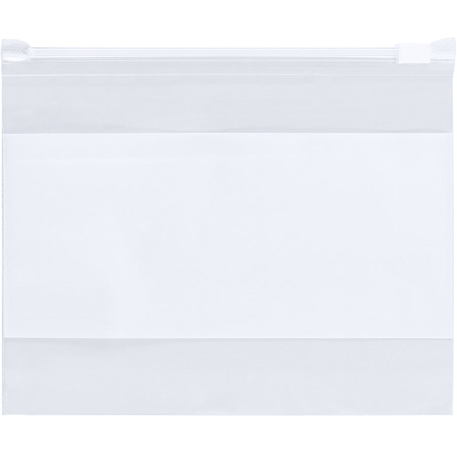 Heavy-duty 3 mil slide-seal reclosable poly bags sized 6" x 9" for food storage, product protection, and inventory management. Smooth-gliding slider works easily with gloved hands, reusable design, and FDA/USDA food contact certified. Ships as a full case of 100 bags.