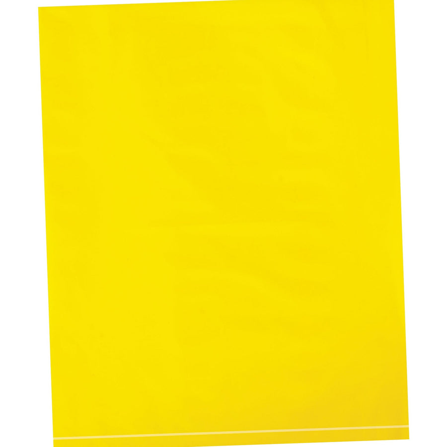 12x15 2 Mil Yellow Flat Poly Bags 1000/Case PB534Y - alias listing