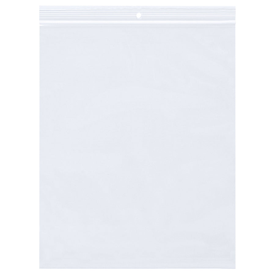 5x10 2 Mil Reclosable Hang Hole Poly Bags 1000/Case PB6716 - alias listing