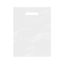 9 x 12" 2 Mil Clear Merchandise Bags - Die-Cut Handles, Case