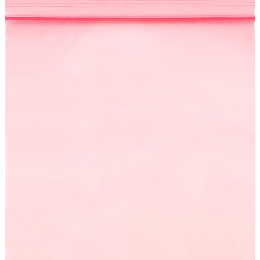 10x12 4 Mil Pink Reclosable Anti-Static Poly Bags 1000/Case PBAS2165 - alias listing