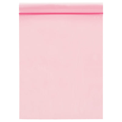 6x8 2 Mil Pink Reclosable Anti-Static Poly Bags 1000/Case PBAS720 - alias listing