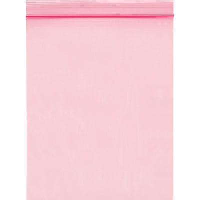 6x9 2 Mil Pink Reclosable Anti-Static Poly Bags 1000/Case PBAS725 - alias listing