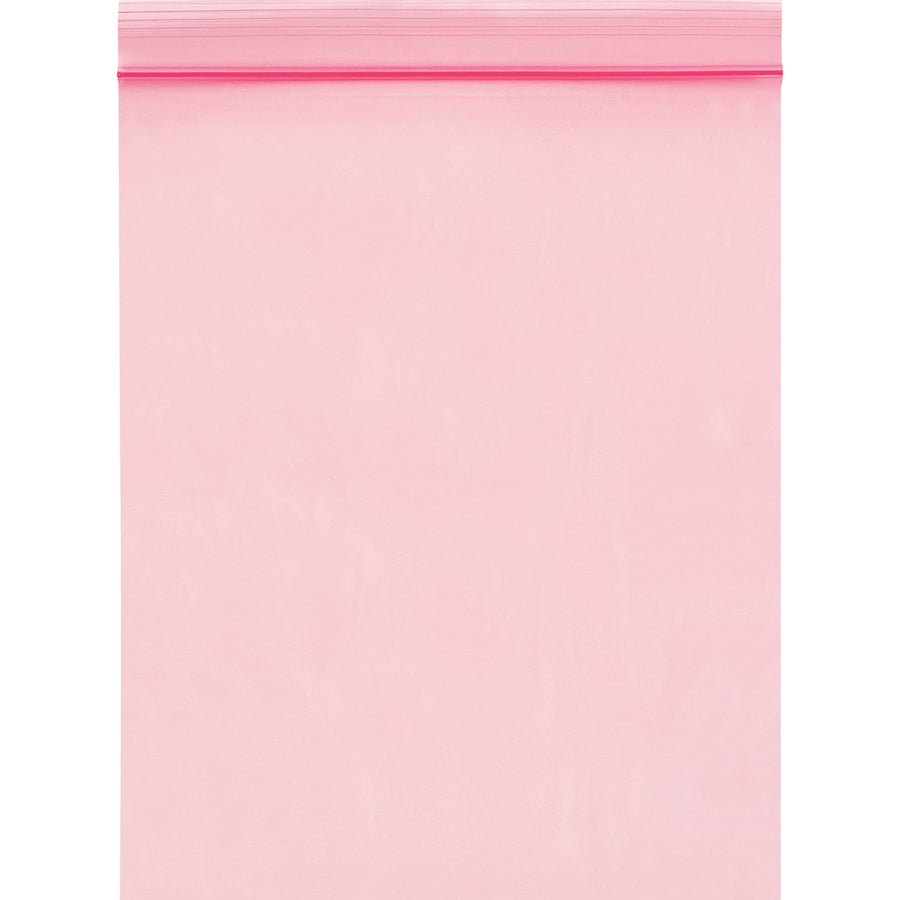 6x9 2 Mil Pink Reclosable Anti-Static Poly Bags 1000/Case PBAS725 - alias listing