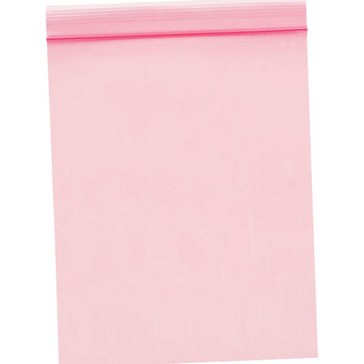 8x10 2 Mil Pink Reclosable Anti-Static Poly Bags 1000/Case PBAS730 - alias listing