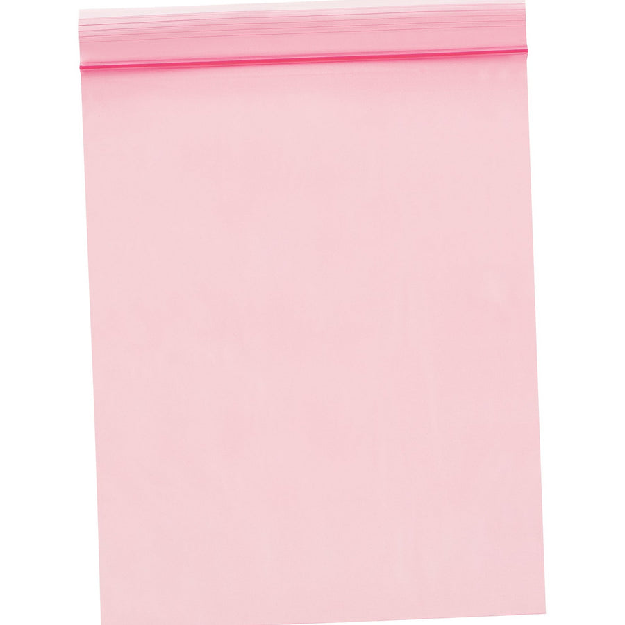 9x12 2 Mil Pink Reclosable Anti-Static Poly Bags 1000/Case PBAS735 - alias listing