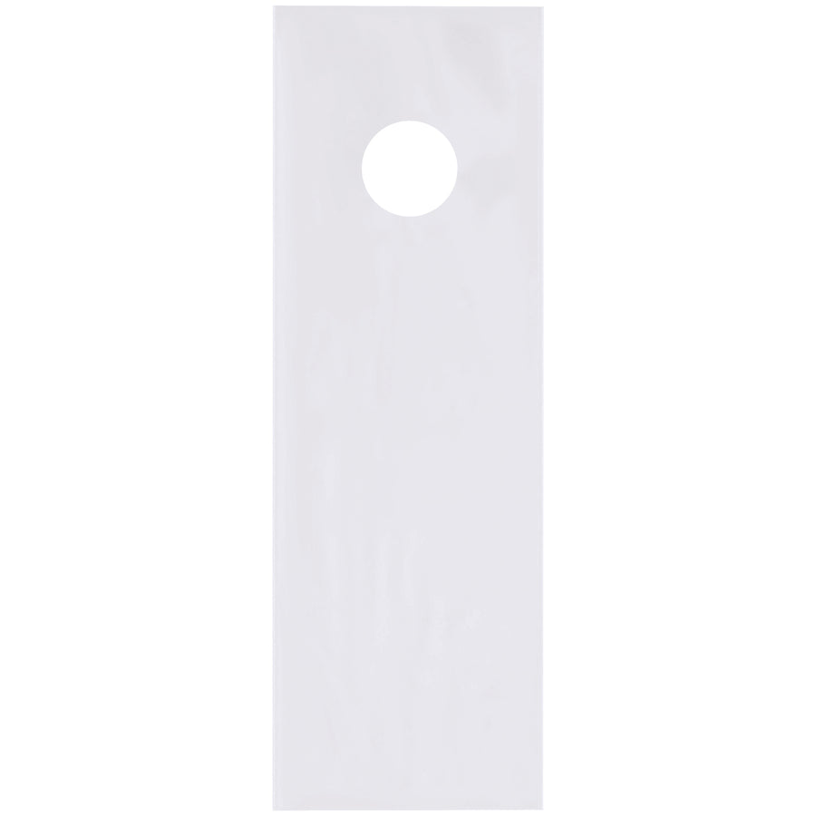 Protect and display newspapers, flyers, and promotional samples with these 4x16" clear doorknob poly bags. Made from 1.5 mil LDPE polyethylene for reliable durability and visibility. Buy in bulk‚1,000 bags per case for maximum cost efficiency.
