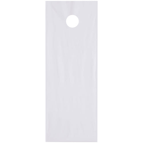 Durable 1.5 mil clear polyethylene doorknob bags designed for high-volume direct mail and sample distribution. Each case contains 1,000 bags sized 7.5